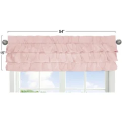 Sweet Jojo Designs Window Valance Treatment 54in. Harper Pink -Kids House GUEST ea1cee25 b9df 412b bb2d b9ce3d8c0632