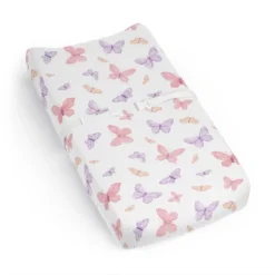Sweet Jojo Designs Girl Changing Pad Sheet Butterfly Pink And Purple -Kids House GUEST eb7cf5fe 19b3 4b4b 999e bd819491eebf