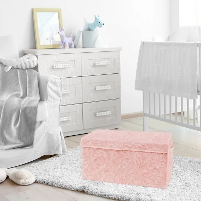 Sweet Jojo Designs Girl Fabric Storage Toy Bin Rose Solid Blush Pink 3 Sweet Jojo Designs Girl Fabric Storage Toy Bin Rose Solid Blush Pink