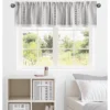 Sweet Jojo Designs Window Valance Treatment 54in. Boho Geometric Jacquard Ivory Black White -Kids House GUEST f1df8978 b818 4730 8848 1495d384cd90