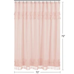 Sweet Jojo Designs Shower Curtain 72in.x72in. Bohemian Pink -Kids House GUEST f4e0770d bd2e 452d b2b6 a0afa5e17954