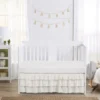 Sweet Jojo Designs Girl 3 Tiered Ruffle Crib Bed Skirt Bohemian Fringe Off White -Kids House GUEST f583871d 986a 457f 8e9e 9f4b12cafc8d