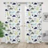 Sweet Jojo Designs Window Panels - Blue & Green Mod Dino - 2pk -Kids House GUEST f820e6dc 187f 496d a70c 39af3c89cecd