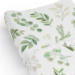 Sweet Jojo Designs Gender Neutral Unisex Changing Pad Sheet Botanical Green And White 10 Sweet Jojo Designs Gender Neutral Unisex Changing Pad Sheet Botanical Green And White -Kids House GUEST fc22fc95 3d2f 4b6a bc08 bb94c79ade5c