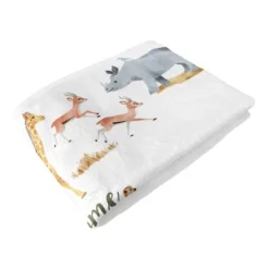 Sweet Jojo Designs Gender Neutral Baby Milestone Blanket Jungle Animals Multicolor -Kids House GUEST ff334638 91a1 457b a242 276e3c5d31a1